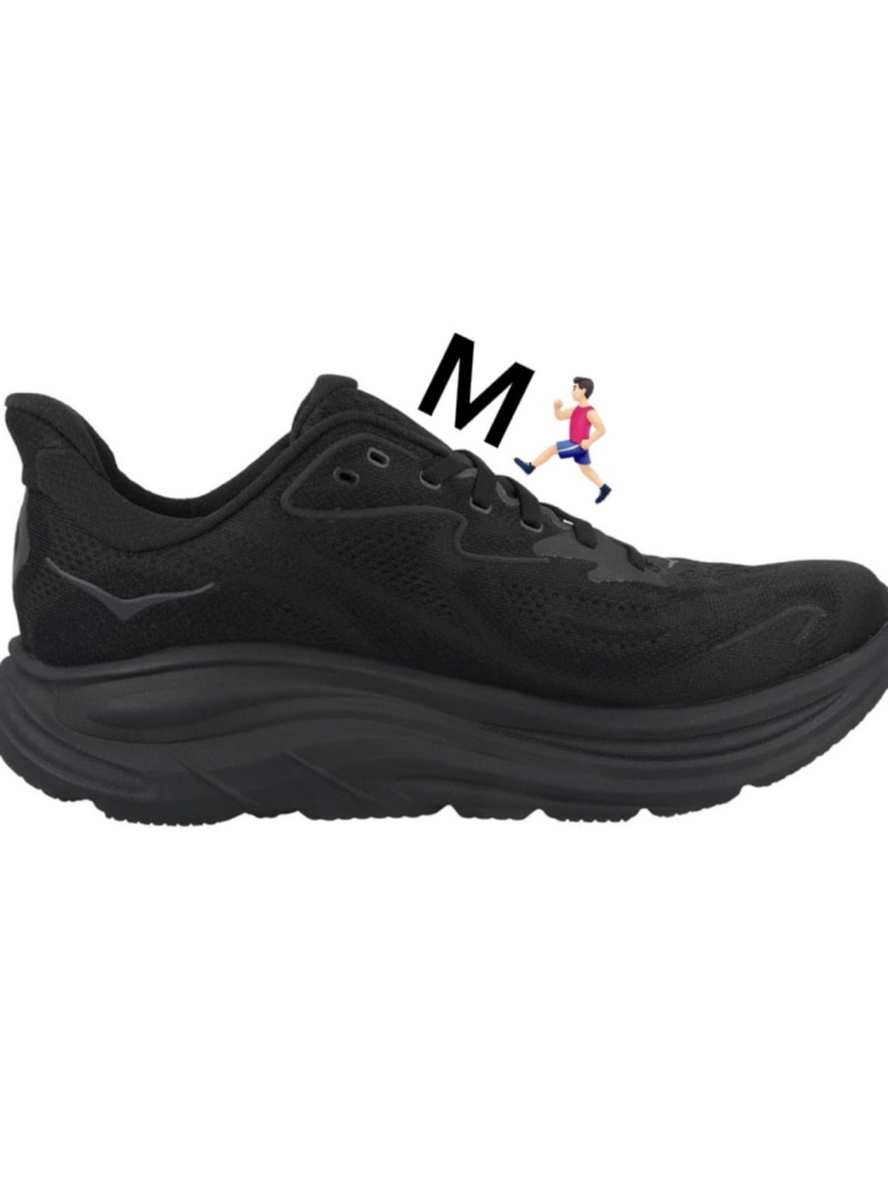 Men's Black Performance Running Shoe